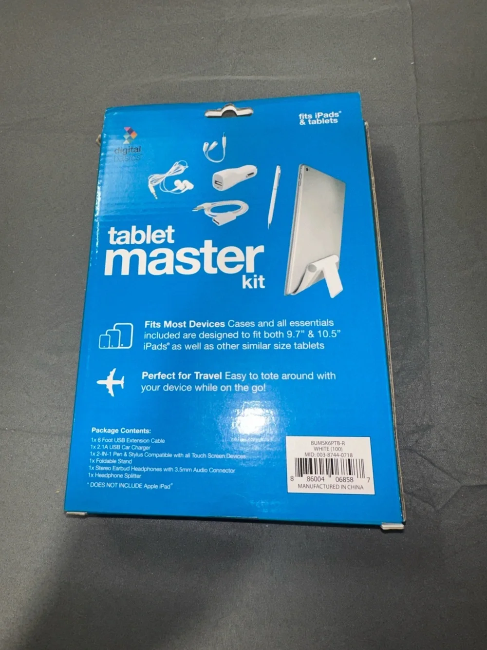 Tablet Master Kit Accessory Pack - Blue - Picture 2 of 3